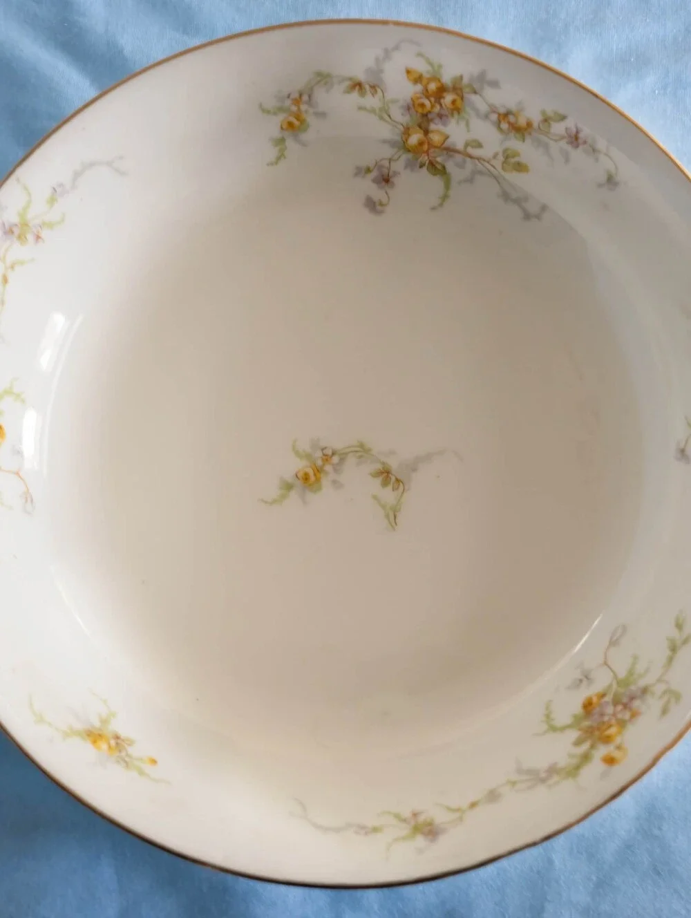 Beautiful Antique Elite Works Limoges France LIM48 Yellow Rose Dinnerware Set